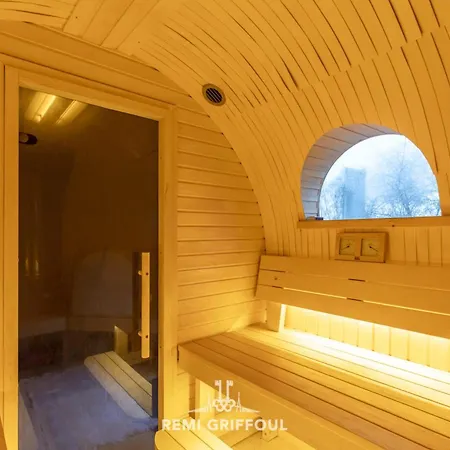 Le Refuge Balte 4 - Nordic With Wood Fire - Unique Experience 곤느빌-수르-옹플뢰르