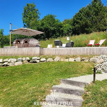 Le Refuge Balte 4 - Nordic With Wood Fire - Unique Experience 곤느빌-수르-옹플뢰르